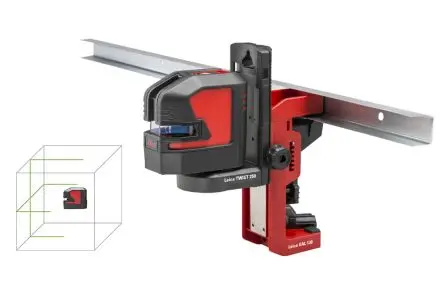 Produktfoto 1 von Leica L2G Lasernivelliergerät 525 nm ±0.2 mm/m Innen Laserfarbe Grün 2, Klasse 2