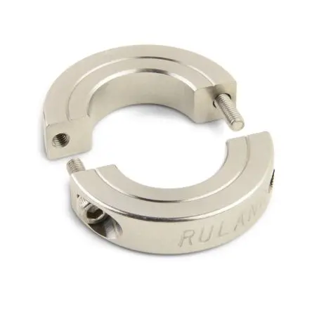 Produktfoto 1 von Ruland Edelstahl Wellenmanschette Zweiteilig, mit Spannschraube 30 mm Außen-ø x 8mm