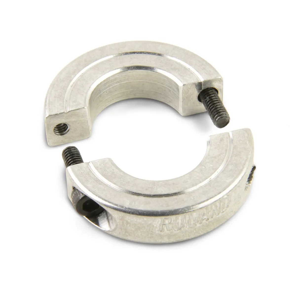 Produktfoto 1 von Ruland Aluminium Wellenmanschette Zweiteilig, mit Spannschraube 20 mm Außen-ø  x 5.5 mm