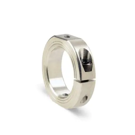 Produktfoto 1 von Ruland Aluminium Wellenmanschette Einteilig, mit Spannschraube 57 mm Außen-ø x 15mm