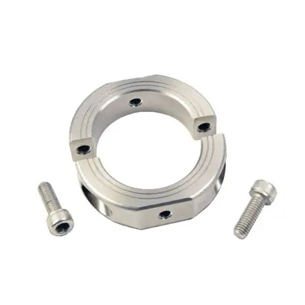 Produktfoto 1 von Ruland Edelstahl Wellenmanschette Zweiteilig, mit Spannschraube 45 mm Außen-ø x 15mm