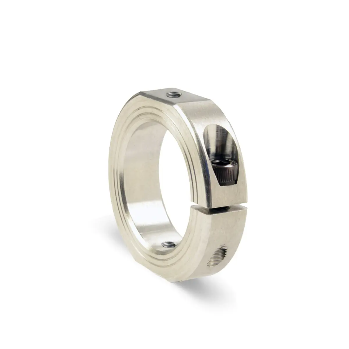 Produktfoto 1 von Ruland Aluminium Wellenmanschette Einteilig, mit Spannschraube 57 mm Außen-ø  x 15 mm