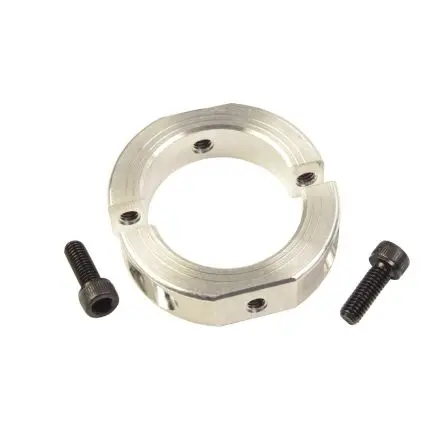 Produktfoto 1 von Ruland Aluminium Wellenmanschette Zweiteilig, mit Spannschraube 54 mm Außen-ø x 15mm