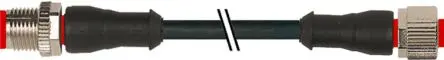 Produktfoto 1 von RS PRO 7300, 5-polig Sensor-Betätigungselementkabel, Gerade Stecker 5 / Gerade Buchse, Länge 5 m