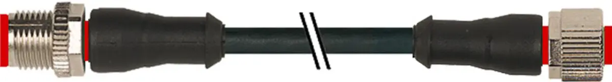 Produktfoto 1 von RS PRO 7300, 5-polig Sensor-Betätigungselementkabel, Gerade Stecker 5 / Gerade Buchse, Länge 2 m