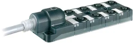Produktfoto 1 von RS PRO Sensor-Box 8 Anschlüsse, M12, 10 m