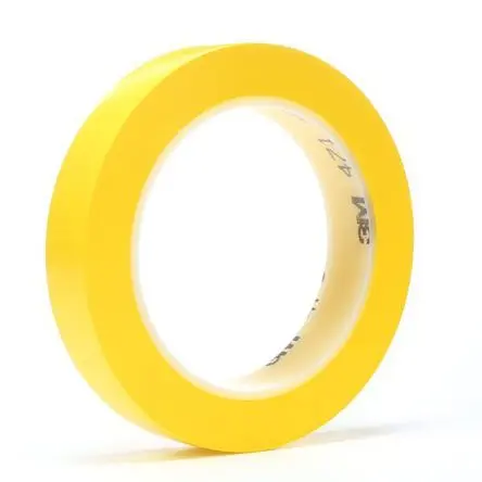 Produktfoto 1 von 3M Scotch 471 Vinyl Markierungsband Gelb Typ Markierungsband, Stärke 0.14 mm, 12mm x 33 m