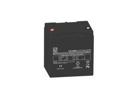 Produktfoto 1 von RS PRO T12 Abgedichteter Bleiakku, 12 V / 25.8 Ah, 125mm x 175 mm
