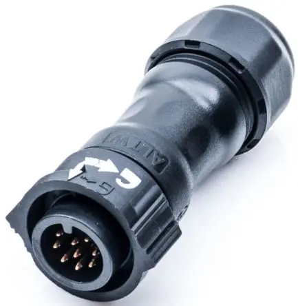 Produktfoto 1 von Amphenol Industrial X-LOK 28 mm Standard Rundsteckverbinder Stecker 8-polig Stecker 5A Kabel IP68