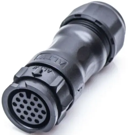 Produktfoto 1 von Amphenol Industrial X-LOK 27 mm Standard Rundsteckverbinder Buchse 14-polig Buchse 5A Kabel IP68