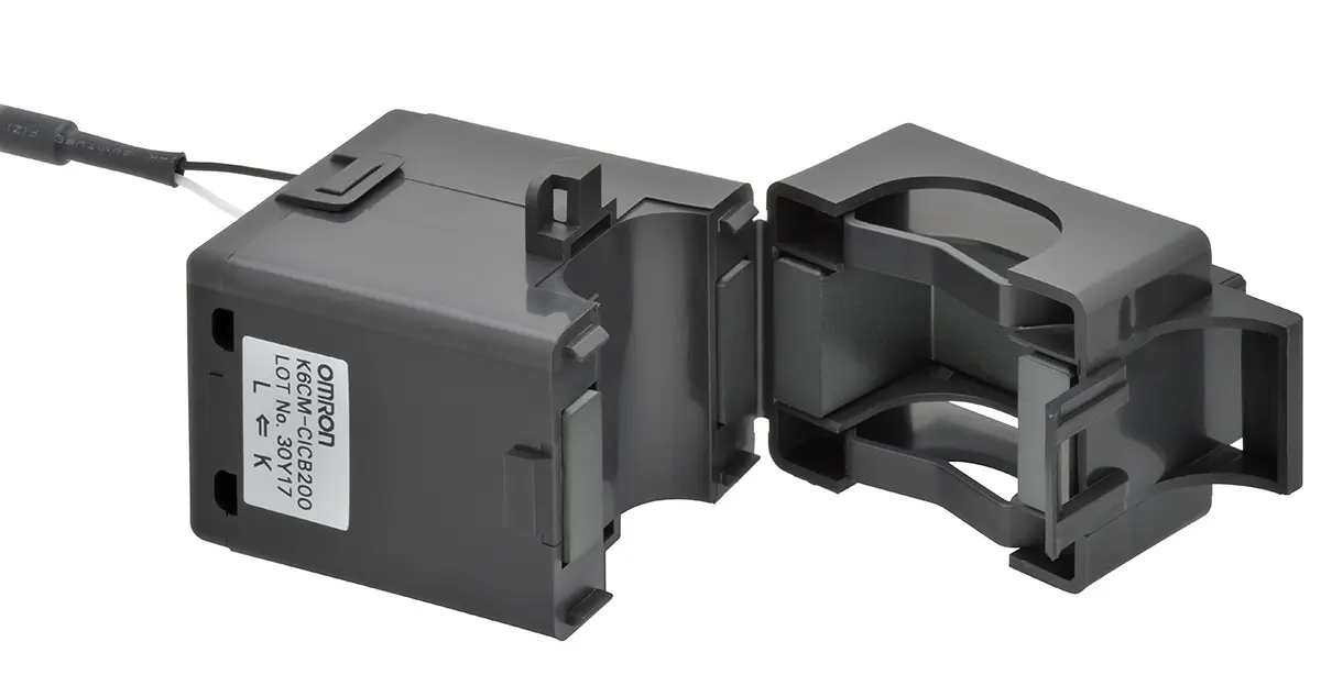Produktfoto 1 von Omron K6CM Motor-Zubehör Splitgerät für Innenräume für K6CM-CIM Relais, Motorzustand-Überwachungsgerät K6CM