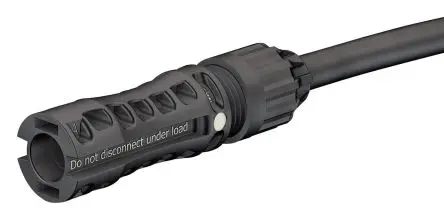 Staubli MC4-Evo2 MC4-Steckverbinder Stecker Kabel Kupplung Crimpbefestigung 4mm² 45A, 1.5kV