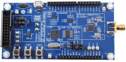 Produktfoto 1 von STMicroelectronics Evaluierungsplatine Entwicklungskit STEVAL-IDB007V2 Entwicklungskit Bluetooth Smart, Bluetooth Low