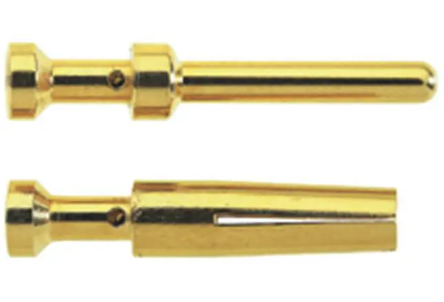 Produktfoto 1 von HARTING Han E Kontakt für robusten Stromversorgungsstecker Stecker 16A Crimpkontakt 0.14 mm² 0.37 mm²