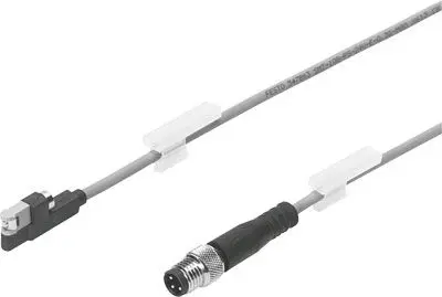 Produktfoto 1 von Festo SMT-10G-Serie 547863 Kabel mit Stecker 30V dc Pneumatischer Positionsdetektor LED Signalleuchten, IP68, IP65