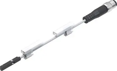 Produktfoto 1 von Festo SMT-10M-Serie 551379 Stecker M8 X 1, 3-Draht, 3-polig, Kabel mit Stecker, Kabel 30V dc Pneumatischer