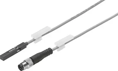 Produktfoto 1 von Festo SMAT-8M-Serie 553744 Stellungsgeber Pneumatischer Positionsdetektor mit LED Anzeige, 30V dc, IP65, IP68