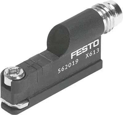 Produktfoto 1 von Festo SMT-Serie 562019 M8 X 1 30V dc Pneumatischer Positionsdetektor LED Signalleuchten, IP65, IP68