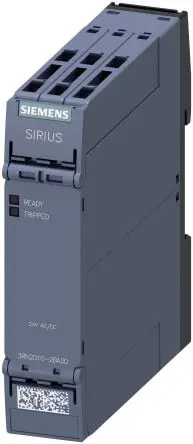 Produktfoto 1 von Siemens 3RN2 Überwachungsrelais, 2-poliger Umschalter DIN-Hutschiene