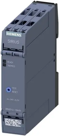 Produktfoto 1 von Siemens 3RN2 Überwachungsrelais, 2-poliger Umschalter DIN-Hutschiene