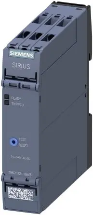 Produktfoto 1 von Siemens 3RN2 Überwachungsrelais, 2-poliger Umschalter DIN-Hutschiene
