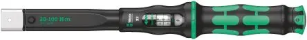Wera Click-Torque X 3 9 x 12 mm Klick-Drehmomentschlüssel Vierkant 20 To 100 Nm, Länge 372mm, ±3 %