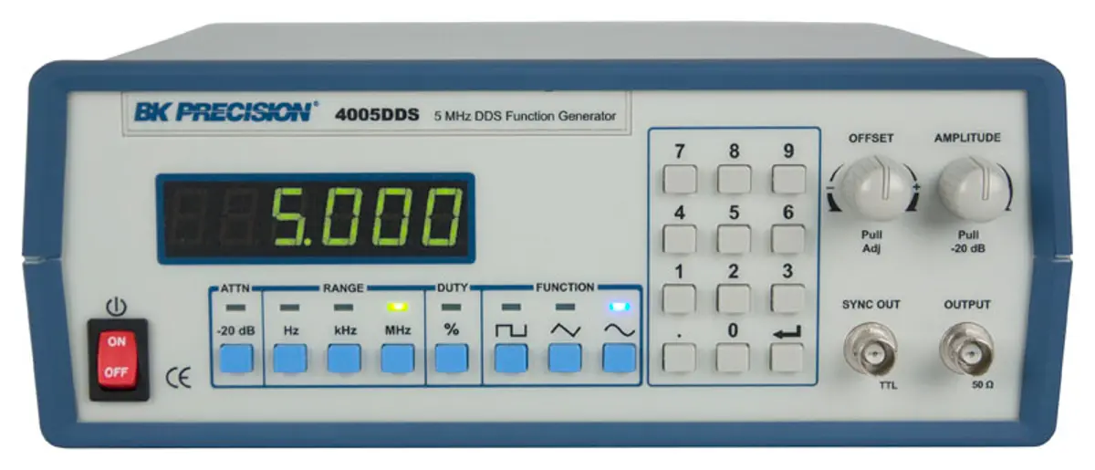 Produktfoto 1 von BK Precision Funktionsgenerator 1 Hz → 5 MHz Digitalfrequenz
