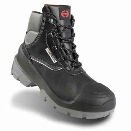Produktfoto 1 von Heckel XXL PRO, Herren, Sicherheitsstiefel Schwarz mit Edelstahl-Schutzkappe, Größe 38 5