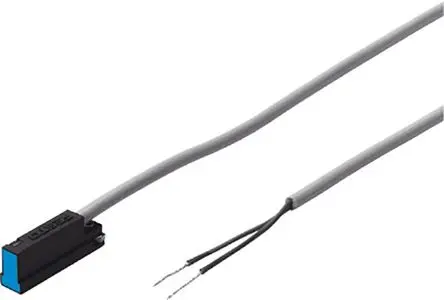 Produktfoto 1 von Festo SME-8-Serie 152820 Kabel M, Stecker M8 230V ac/dc Pneumatischer Positionsdetektor LED Signalleuchten, IP65, IP67