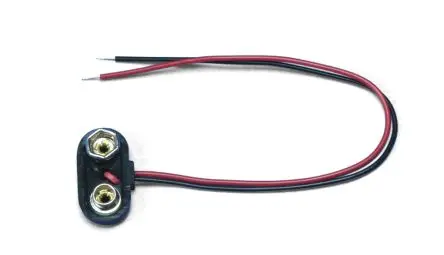 Produktfoto 1 von Takachi Electric Industrial Steckbar Batteriekontakt für 9 V-Batterien, 1-zellig