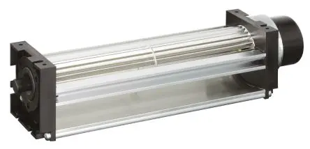 Produktfoto 1 von ebm-papst QG030 Zentrifugallüfter, Tangential, 12V dc, DC, 139.4 m³/h 47.5 mm, 51 dB 363mm, 3900 U/min 50 mm, Kugel