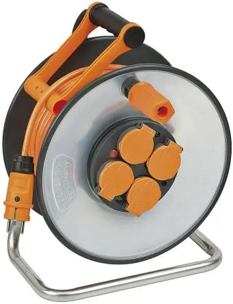 Produktfoto 1 von brennenstuhl H07BQ-F Kabeltrommel, 33 m, 4-fach, Typ E - Französisch IP44