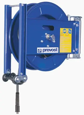 Produktfoto 1 von PREVOST Druckluft-Schlauchaufroller 20 m 660 L/min Schlauch inklusive Innen ø 10 mm, Außen-Ø 14 mm