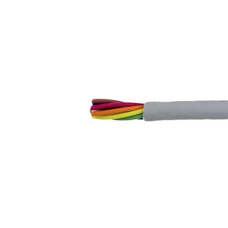 Produktfoto 1 von Alpha Wire Pro-Tekt Datenkabel, 2-paarig 100 m Ø 5.44 mm Polyvinylchlorid isoliert Grau