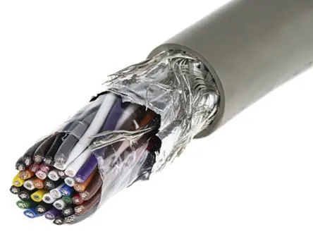 Alpha Wire Pro-Tekt Datenkabel, 15-paarig 0.23 mm² 100 m Ø 10.87 mm Polyvinylchlorid isoliert Grau