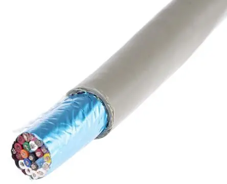 Alpha Wire Pro-Tekt Datenkabel, 2-paarig 100 m Ø 6.96 mm Polyvinylchlorid isoliert Grau