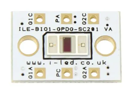 Produktfoto 1 von Intelligent LED Solutions SFH 7070 Sensor BIOFY Version 1.1 Entwicklungstool Sensor für Fitness-Tracker, mobile Geräte,