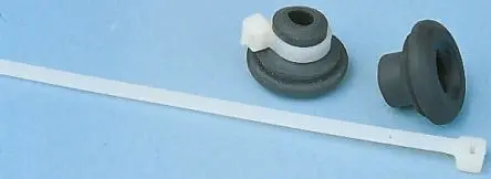 Produktfoto 1 von SES Sterling Polychloropren Kabelbinder DV-Drahtklemme Schwarz 24.5mm