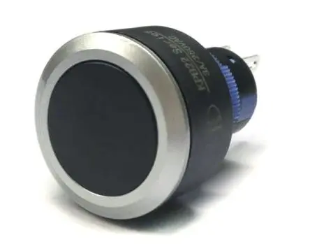Produktfoto 1 von RS PRO KPB22 Druckschalter Tastend Panel Ø 22.2 mm, 2-poliger Umschalter / 5A 36 V dc 250 V ac, IP65