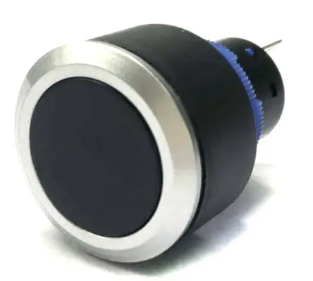 Produktfoto 1 von RS PRO KPB22 Druckschalter Tastend Panel Ø 22.2 mm, 1-poliger Umschalter / 5A 36 V dc 250 V ac, IP65