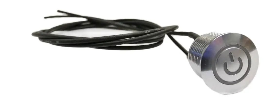 Produktfoto 1 von RS PRO MPB16 Druckschalter Tastend Panel Ø 16 mm, SPST / 2 A 36 V dc, IP40