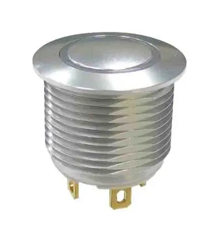 Produktfoto 1 von RS PRO MPB16 Druckschalter Tastend Panel Ø 16 mm, SPST / 2A 36 V dc, IP67