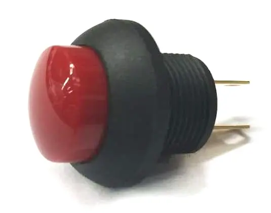 Produktfoto 1 von RS PRO PFS6 Druckschalter Tastend Panel Ø 13.6 mm, SPST / 125 mA 36 V dc, IP40