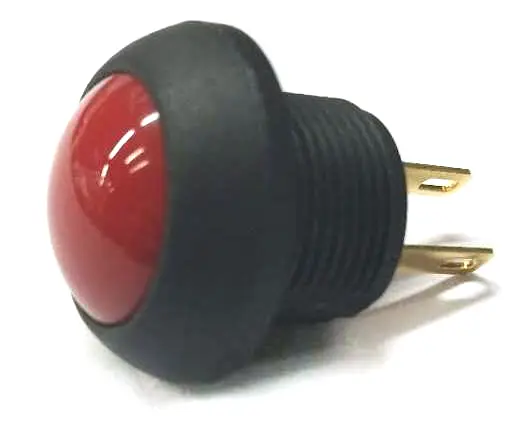 Produktfoto 1 von RS PRO PFS6 Miniaturdruckschalter Tastend Panel Ø 13.6 mm, SPST / 125 mA, 200 mA, 400 mA 36 V dc, IP68