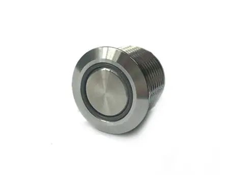 Produktfoto 1 von RS PRO MPB16 Druckschalter Blau, Grün, Rot Beleuchtet Tastend Panel Ø 16 mm, SPST / 2A 36 V dc, IP67