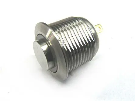 Produktfoto 1 von RS PRO MPB16 Druckschalter Tastend Panel Ø 16 mm, SPST / 2A 36 V dc, IP67