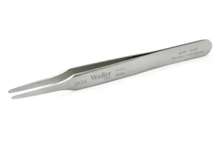 Produktfoto 1 von Weller Erem Edelstahl Pinzette, 4.6Zoll, Spitze Flach Antimagnetisch 1-teilig