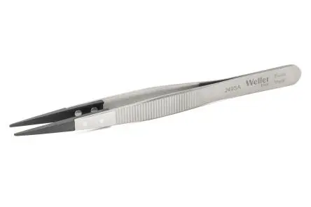 Produktfoto 1 von Weller Erem Edelstahl Pinzette, 5.1Zoll, Spitze Spitz Antimagnetisch 1-teilig ESD-Sicherheit