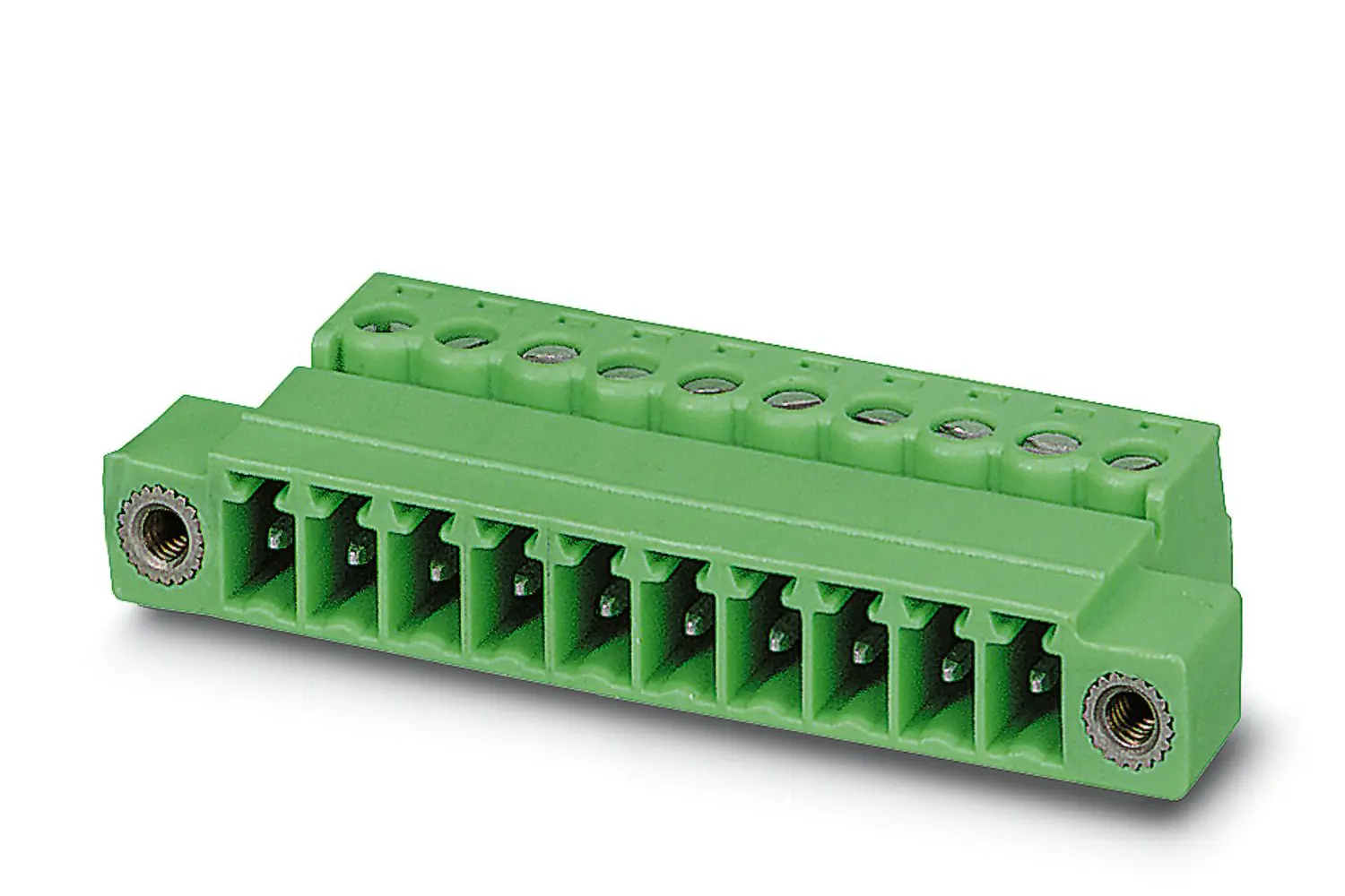 Produktfoto 1 von Phoenix Contact Steckbarer Klemmenblock Invertierter Stecker 5-Kontakte 3.81mm-Raster Gerade