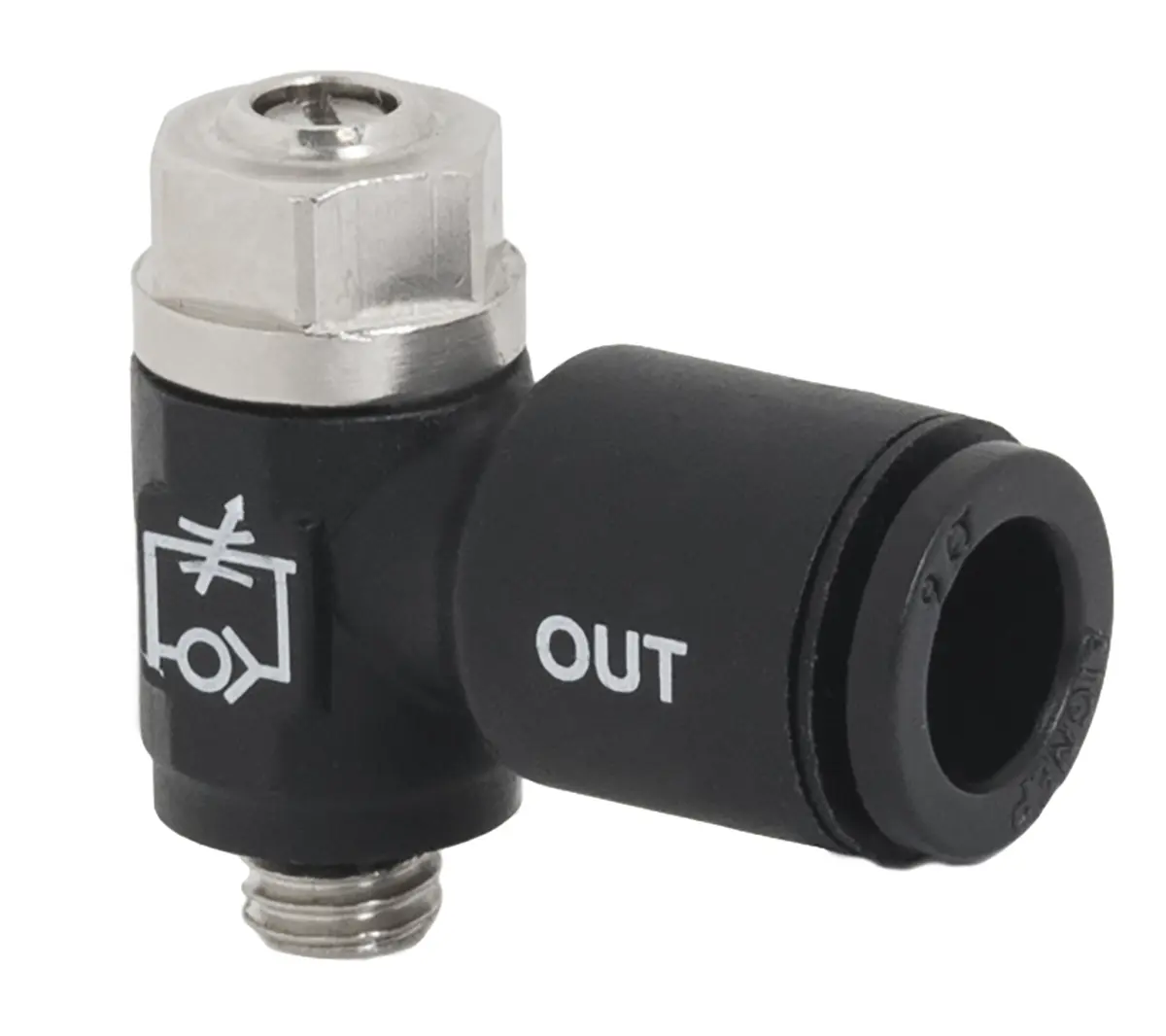 Produktfoto 1 von RS PRO Durchflussregler Buchse, Stecker Stecker, Buchse, Nein